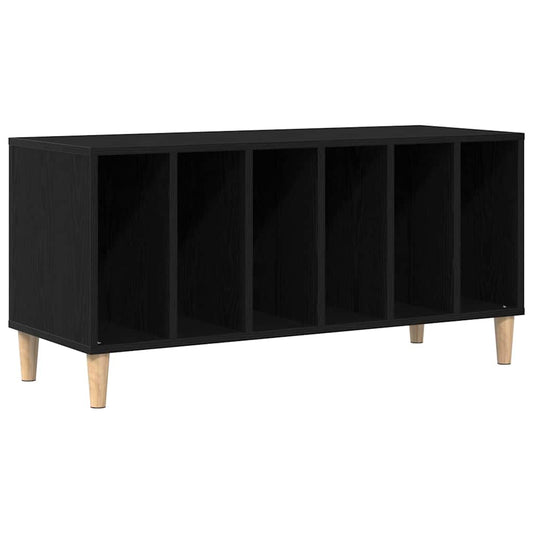 EP Record Cabinet Svart Eik 100x38x48 cm Konstruert Tre