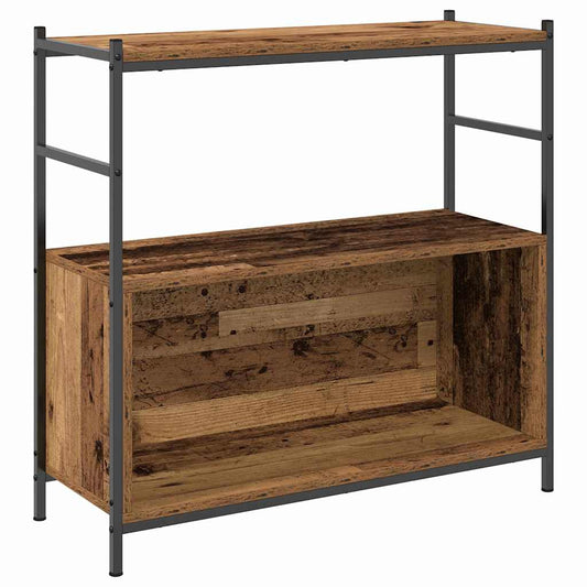 Bokskap Røkt Eik 80x30x78,5 cm Konstruert Tre