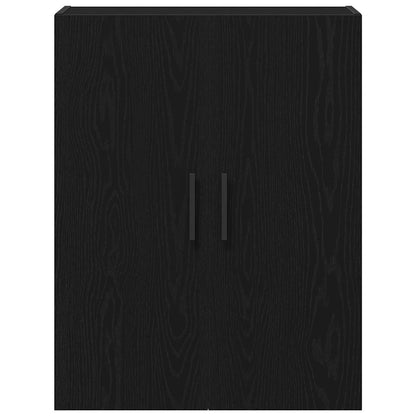 Vegghengt skap Svart eik 69.5 x 34 x 90 cm Konstruert tre
