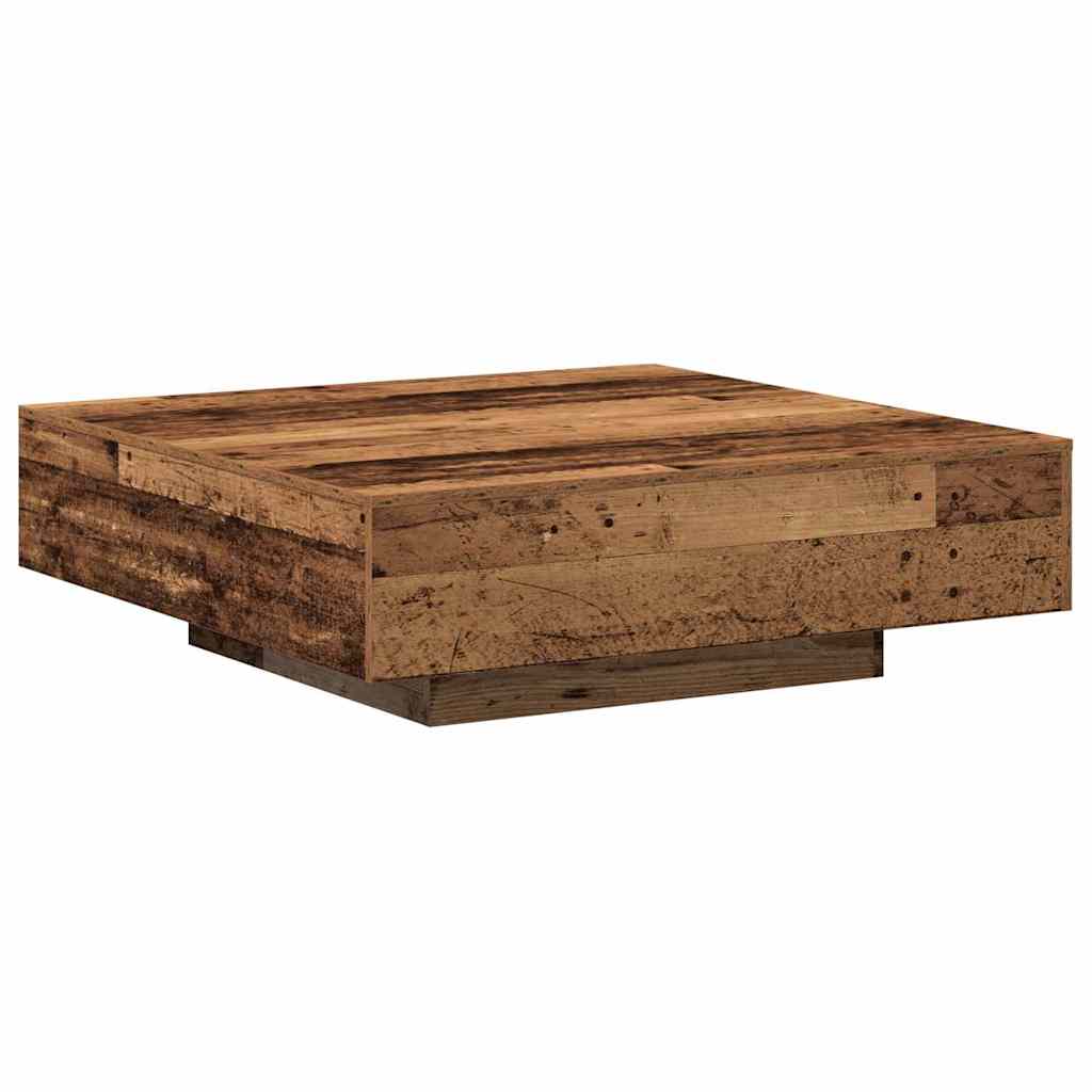 Kaffebord Gammelt Tre 100x100x31 cm Ingeniørtre