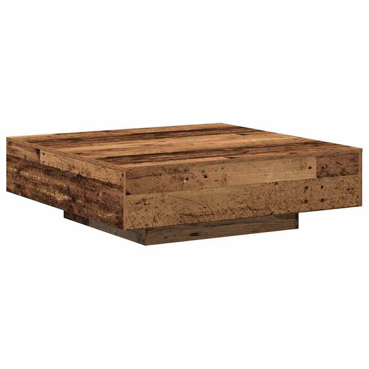 Kaffebord Gammelt Tre 100x100x31 cm Ingeniørtre