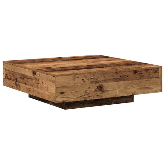 Kaffebord Gammelt Tre 100x100x31 cm Ingeniørtre