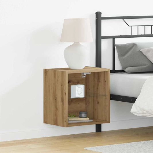 Flytende Hylle Artisan Eik 40x28,5x40 cm Konstruert Tre