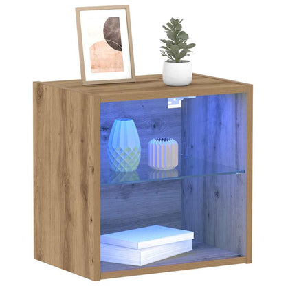 Flytende Hylle Artisan Eik 40x28,5x40 cm Konstruert Tre