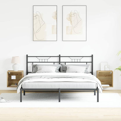 Flytende Hylle 2 stk Artisan Eik 40x28.5x40 cm Konstruert Tre