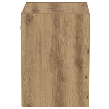 Flytende Hylle 2 stk Artisan Eik 40x28.5x40 cm Konstruert Tre