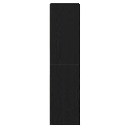 Black Oak Garderobe 100 x 50 x 200 cm - Laget av konstruert tre