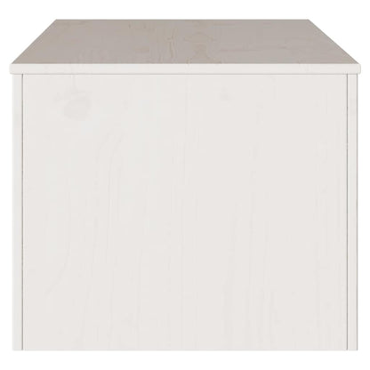 Kaffebord "DRAMMEN" Hvitt 99x55x45 cm Solid Tre Furu