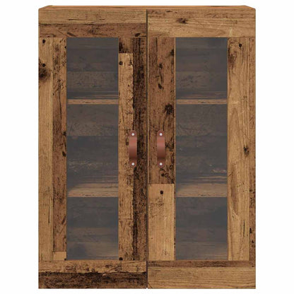 Vegghengt skap Gammelt tre 69.5 x 34 x 90 cm Konstruert tre