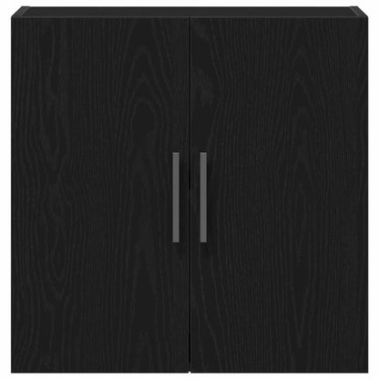 Veggskap Svart Eik 60x31x60 cm Konstruert Tre