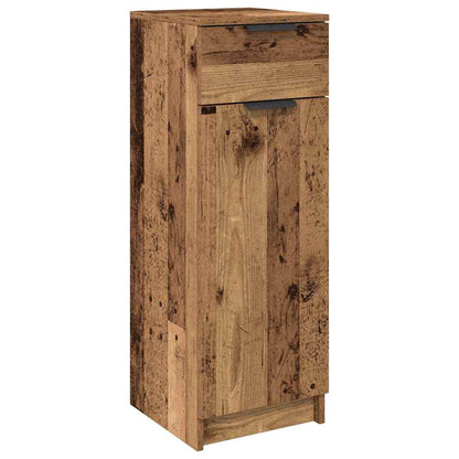 Baderomsskap Gammel Tre 32x34x90 cm Ingeniørtre