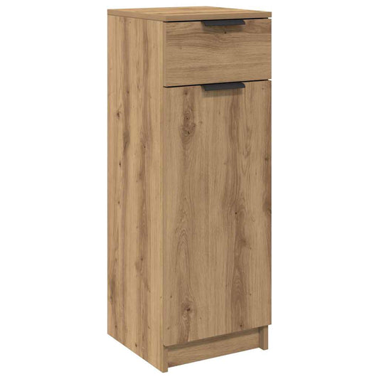 Baderomsskap Håndverker Eik 32x34x90 cm Konstruert Tre