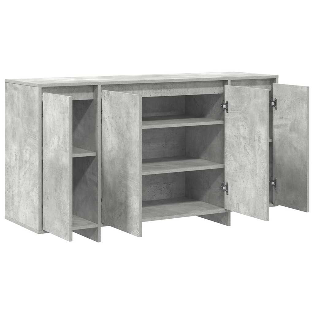 Betonggrå Serviesskap Betonggrå Konstruert tre 135 x 41 x 75 cm