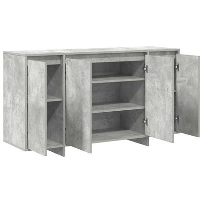 Betonggrå Serviesskap Betonggrå Konstruert tre 135 x 41 x 75 cm