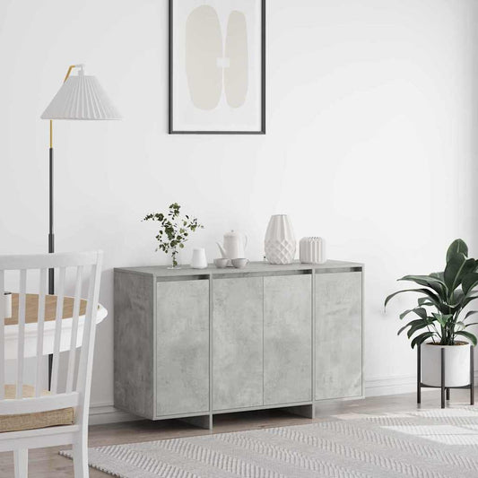 Betonggrått skap Betonggrå Konstruert tre 120 x 41 x 75 cm