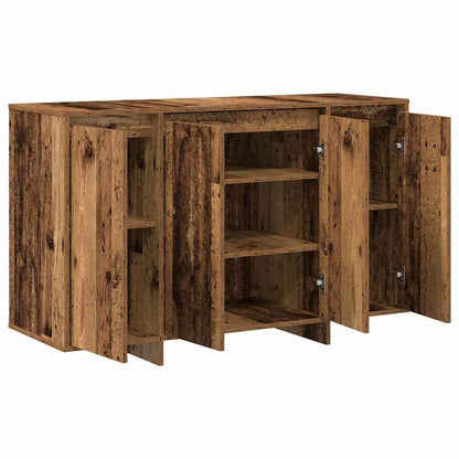 Brun kommode Gjenvunnet tre 120 x 41 x 75 cm Kommode Rektangulær