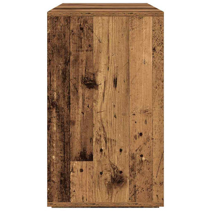 Brun kommode Gjenvunnet tre 120 x 41 x 75 cm Kommode Rektangulær
