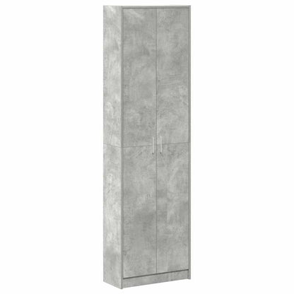 Garderobe Betonggrå 55x25x189 cm Ingeniørtre
