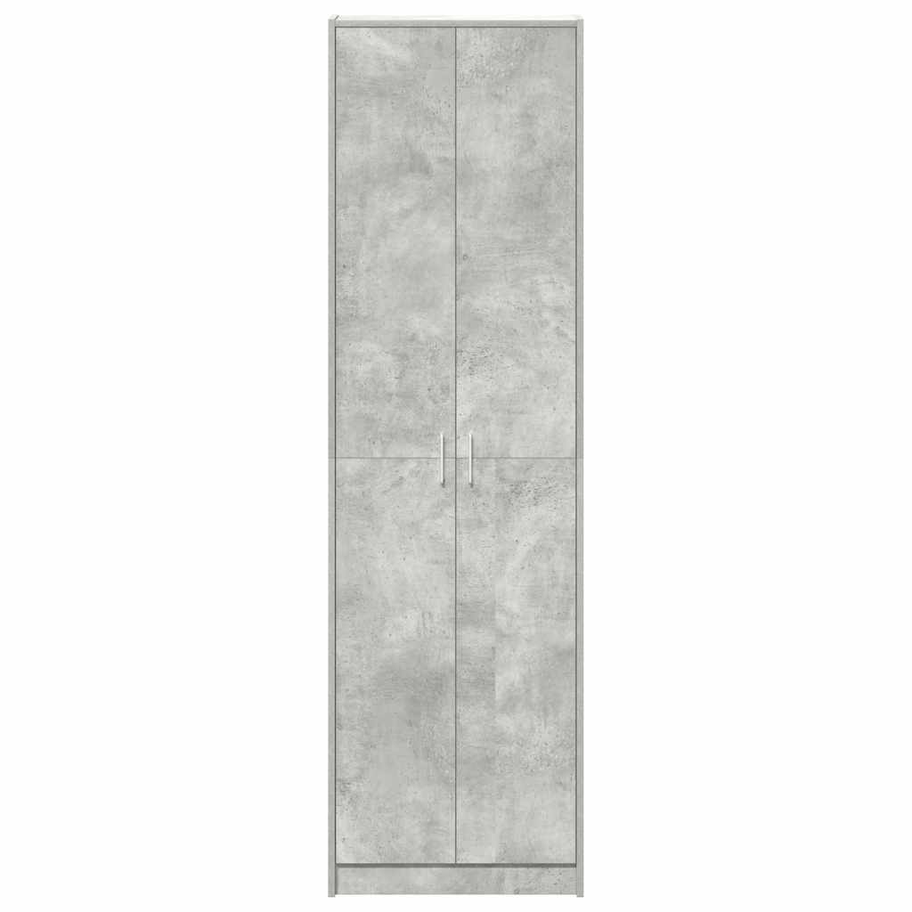 Garderobe Betonggrå 55x25x189 cm Ingeniørtre
