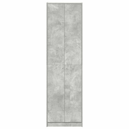 Garderobe Betonggrå 55x25x189 cm Ingeniørtre