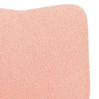 Avslapningsstol Rosa Krøllet Ull-lignende Stoff