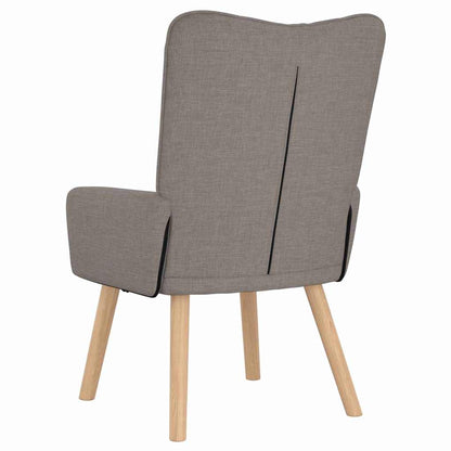 Avslappende Stol Taupe Stoff