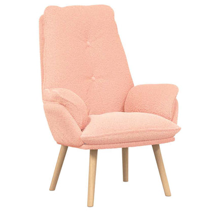 Avslappende Stol Rosa Kriullignende Stoff