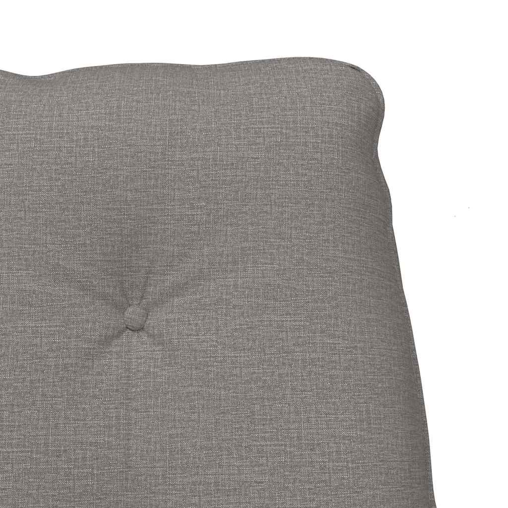 Avslappende stol Taupe Stoff