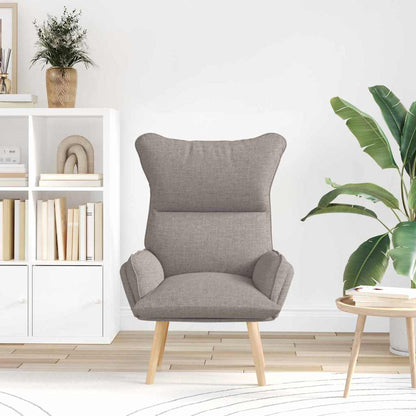 Avslappende Stol Taupe Stoff