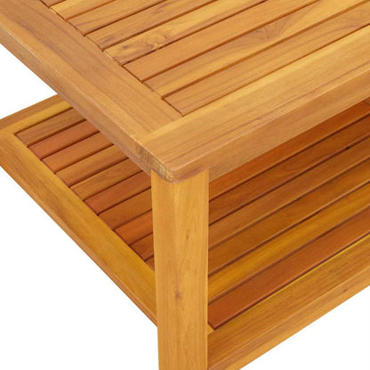 Kaffebord 110x55x45 cm Massivt Akasietre