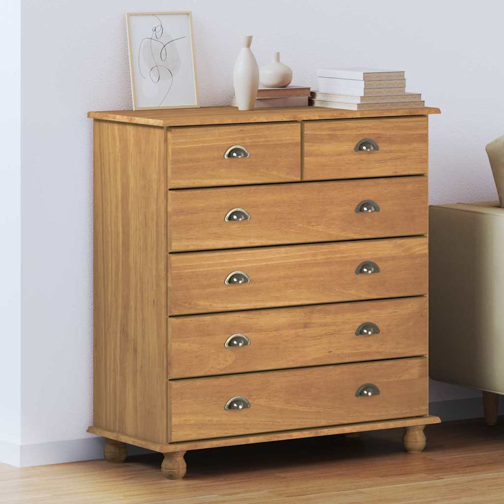 Kommode 'ASKIM'91x40x95.5 cm Solid tre Furu