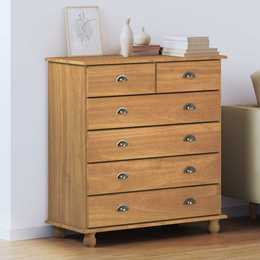 Kommode 'ASKIM'91x40x95.5 cm Solid tre Furu