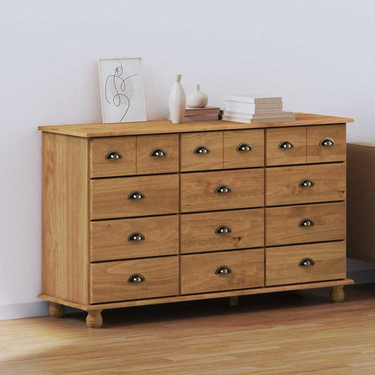 Kommode "ASKIM" 79x40x133.5 cm Solid Furu