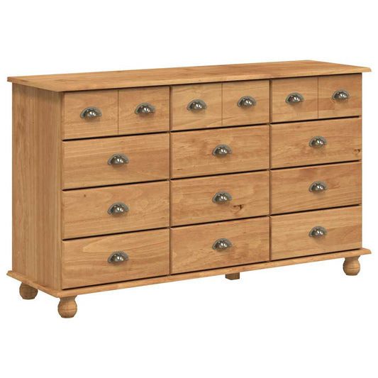 Kommode "ASKIM" 79x40x133.5 cm Solid Furu