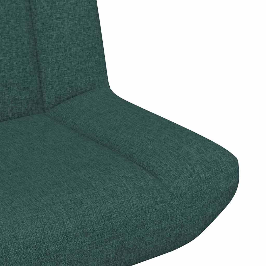 Accentstol Mørkegrønn Polyester Standard Høydejusterbar