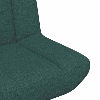 Accentstol Mørkegrønn Polyester Standard Høydejusterbar