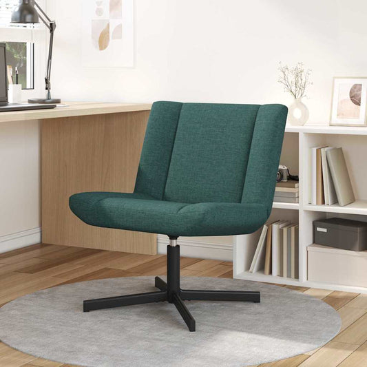 Accentstol Mørkegrønn Polyester Standard Høydejusterbar
