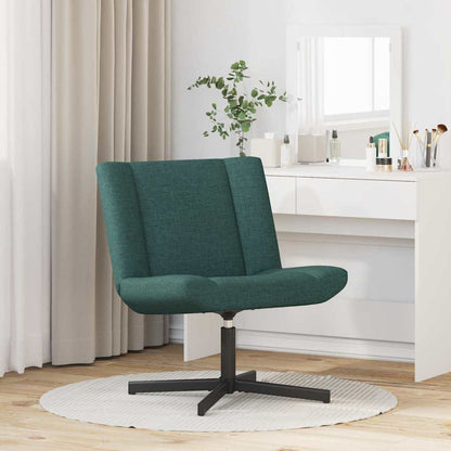 Accentstol Mørkegrønn Polyester Standard Høydejusterbar