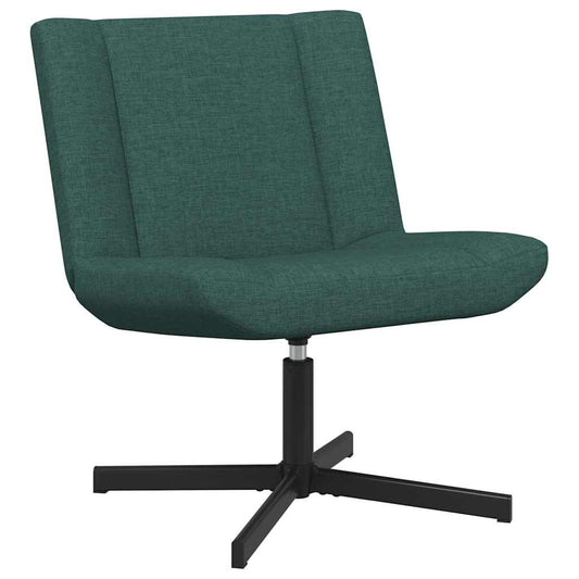 Accentstol Mørkegrønn Polyester Standard Høydejusterbar