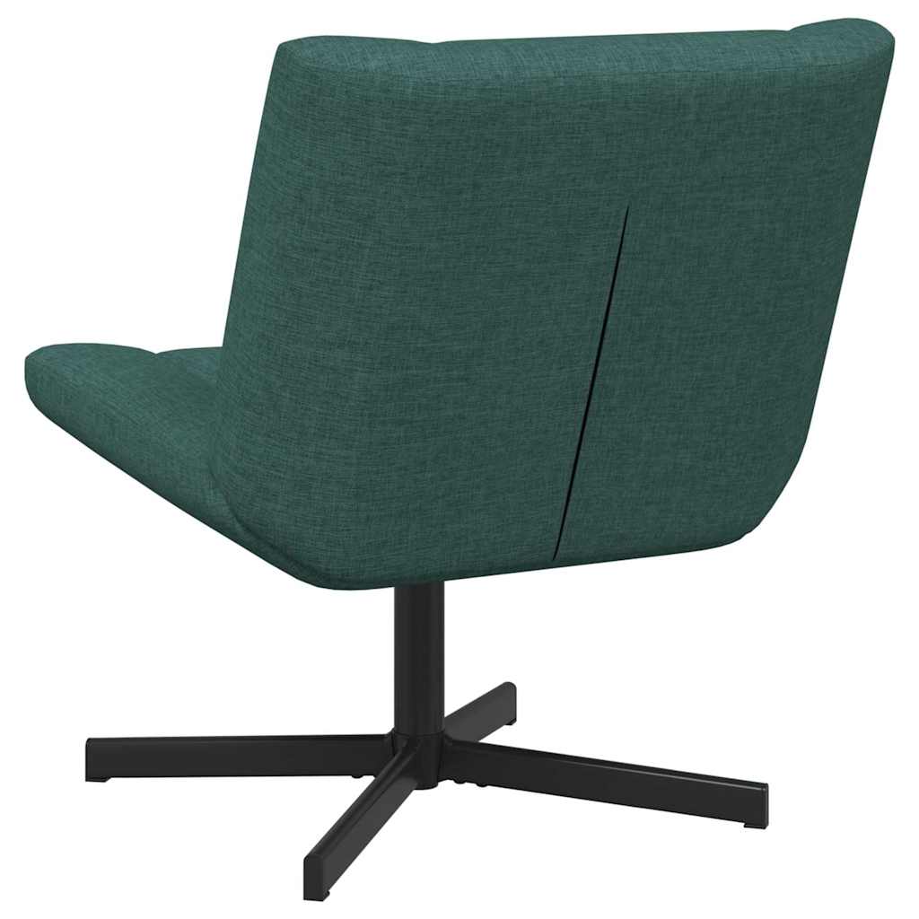 Accentstol Mørkegrønn Polyester Standard Høydejusterbar