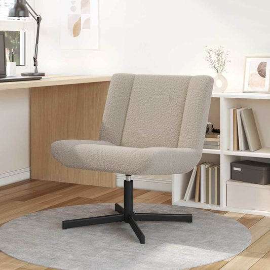 Accent Stol Lysegrå Polyester stoff Standard Sving Accent Stol