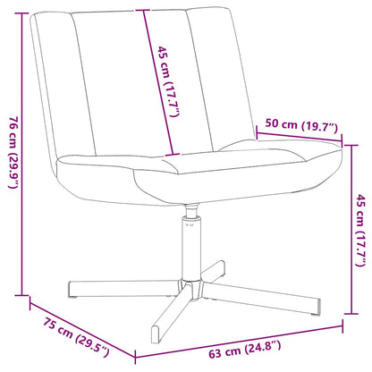 Accent Stol Lysegrå Polyester stoff Standard Sving Accent Stol