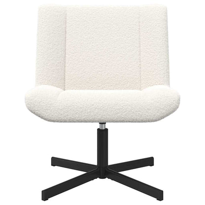 Accent Stol Kremhvitt Stoff Middels Ergonomisk Accent Stol