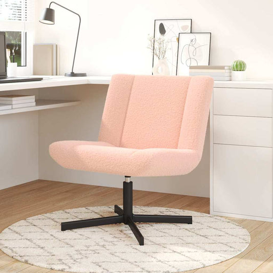 Accentstol Baby Rosa Polyester, Metall Standard Sving