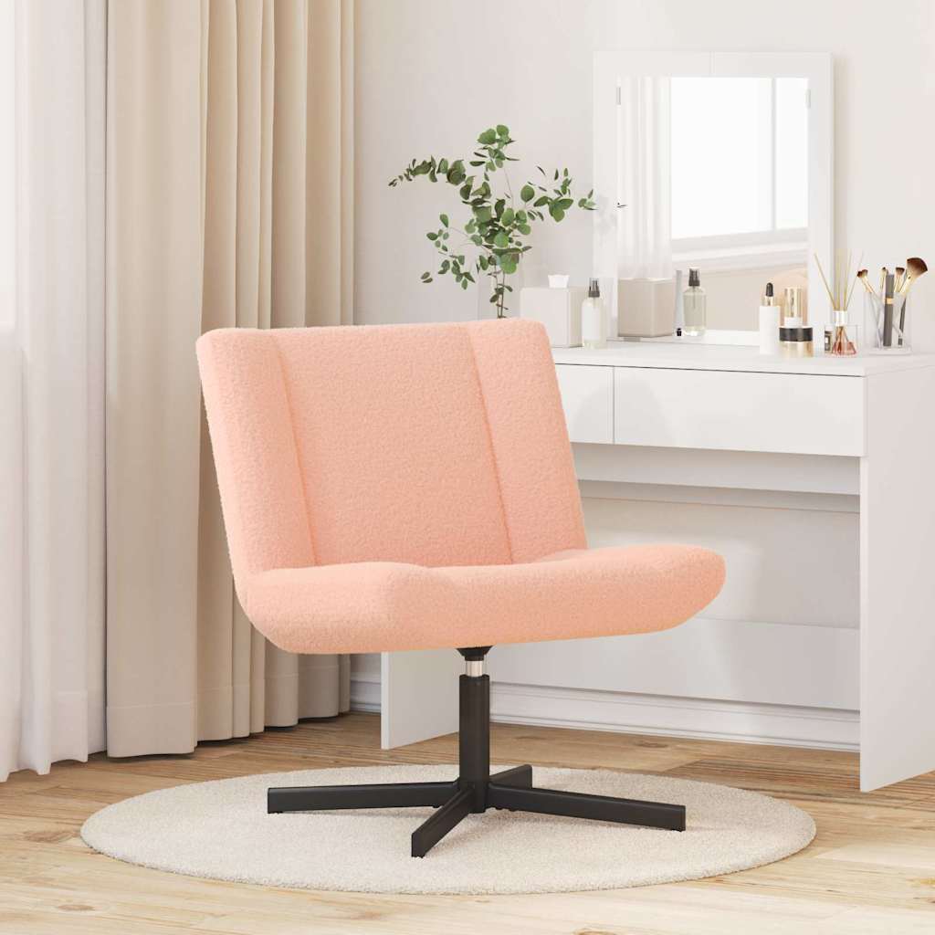 Accentstol Baby Rosa Polyester, Metall Standard Sving