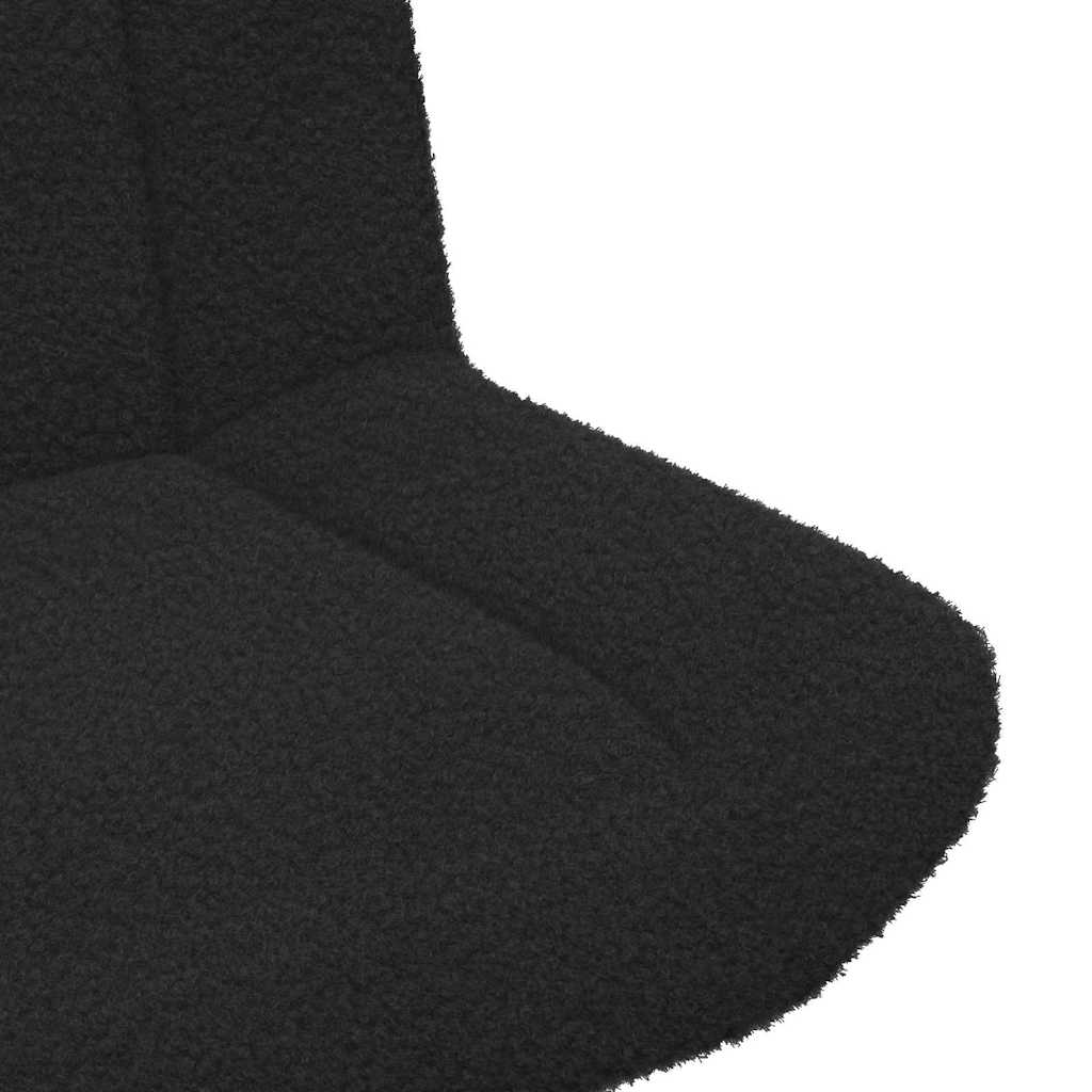 Accent Stol Svart Stoff, Metall Medium Sving Accent Stol