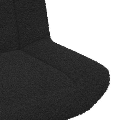 Accent Stol Svart Stoff, Metall Medium Sving Accent Stol