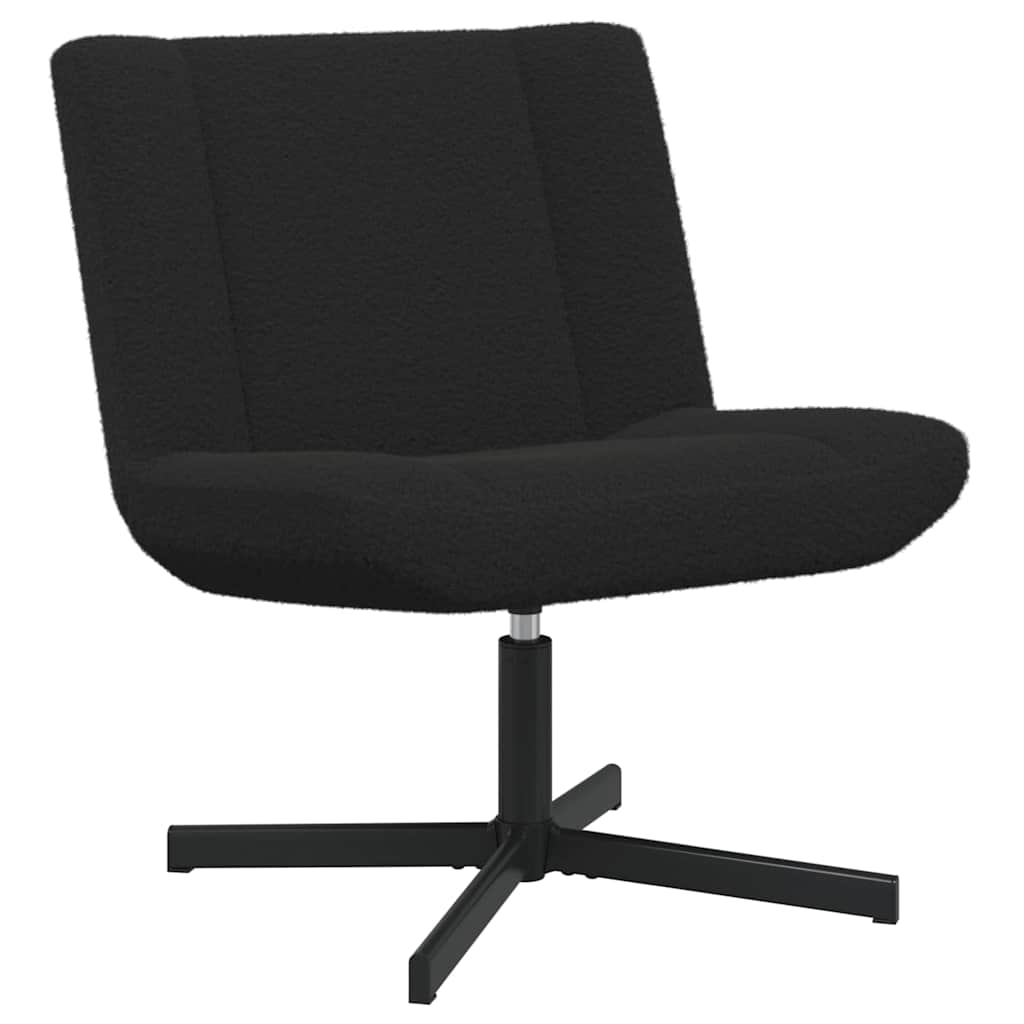 Accent Stol Svart Stoff, Metall Medium Sving Accent Stol