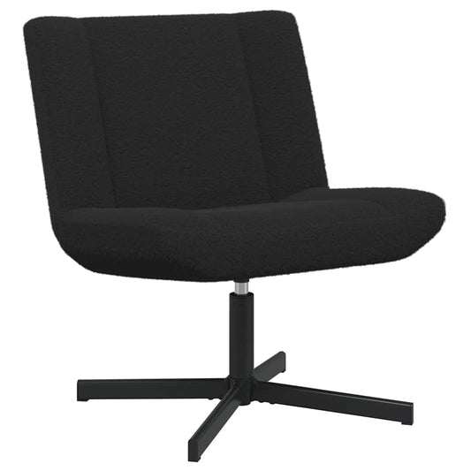 Accent Stol Svart Stoff, Metall Medium Sving Accent Stol