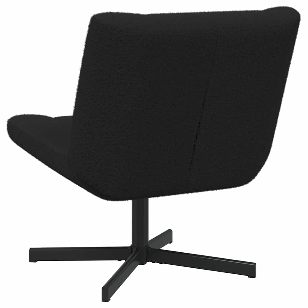Accent Stol Svart Stoff, Metall Medium Sving Accent Stol